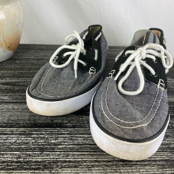 Ralph Lauren Polo Lander Men’s Blue & White TopSider Boat Shoes 8 main image 6